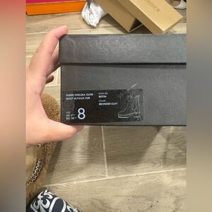 J. Crew Tan Suede Clog Boots